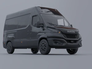 Iveco Daily 2022 Low-poly 3D Model