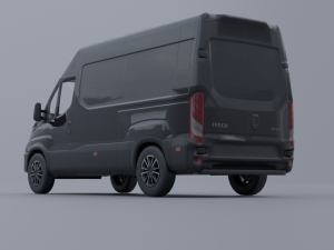 Iveco Daily 2022 Low-poly Modèle 3D
