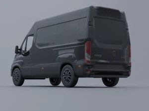 Iveco Daily 2022 Low-poly 3D Model