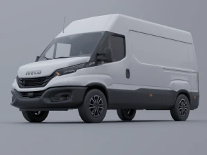 Iveco Daily 2022 Low-poly 3D Model
