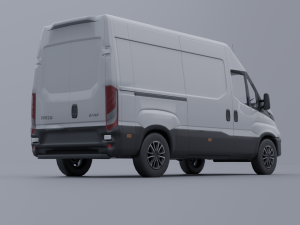 Iveco Daily 2022 Low-poly Modèle 3D