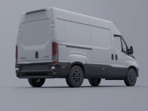 Iveco Daily 2022 Low-poly 3D Model
