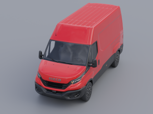 Iveco Daily 2022 Low-poly Modèle 3D
