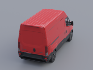 Iveco Daily 2022 Low-poly Modèle 3D