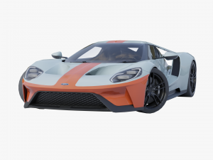 GT 2017 Lowpoly 3D 모델