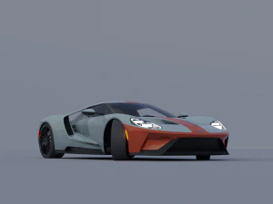 GT 2017 Lowpoly 3D Model