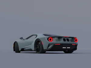 GT 2017 Lowpoly 3D Model