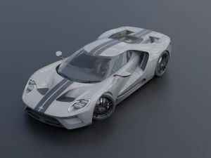 GT 2017 Lowpoly 3D Model