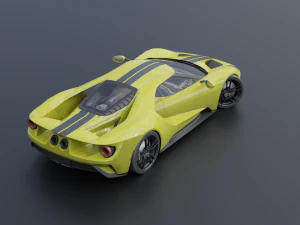 GT 2017 Lowpoly 3D Model