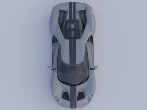 GT 2017 Lowpoly 3D Model