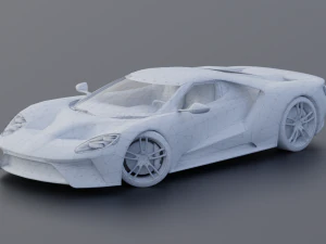 GT 2017 Lowpoly 3D Model