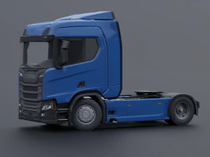 Scania R450 low-poly 3D Model