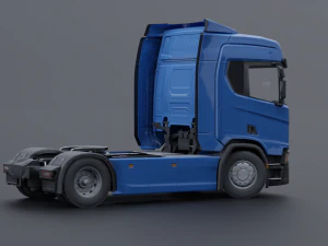 Scania R450 low-poly 3D Model