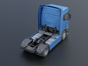 Scania R450 low-poly Modelo 3D