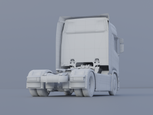 Scania R450 low-poly Modelo 3D