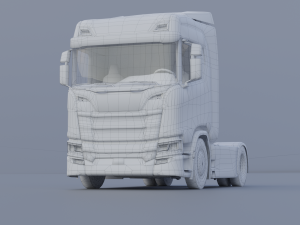 Scania R450 low-poly Modelo 3D