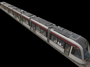 CAF Urbos 3 lowpoly Modèle 3D