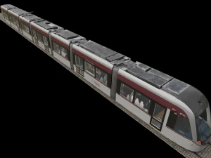 CAF Urbos 3 lowpoly 3D Model