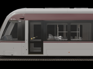 CAF Urbos 3 lowpoly Modèle 3D
