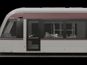 CAF Urbos 3 lowpoly 3D Model