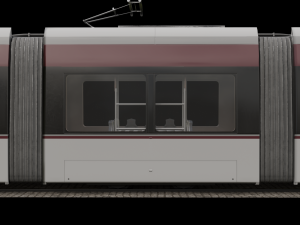CAF Urbos 3 lowpoly Modèle 3D