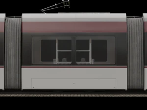 CAF Urbos 3 lowpoly 3D Model