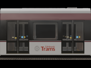 CAF Urbos 3 lowpoly Modèle 3D