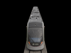 CAF Urbos 3 lowpoly Modèle 3D
