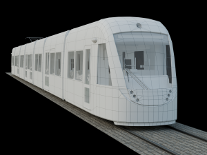 CAF Urbos 3 lowpoly Modèle 3D