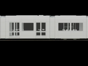CAF Urbos 3 lowpoly 3D Model