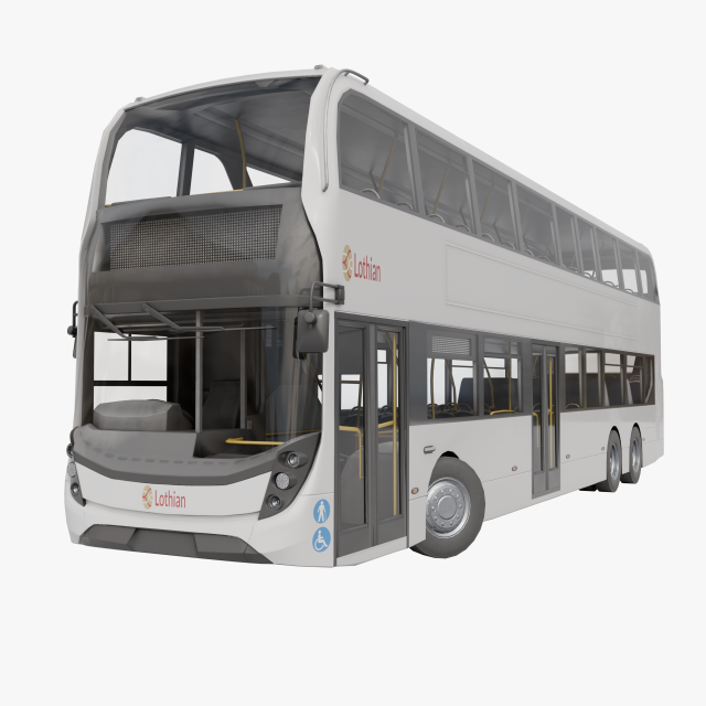 Enviro 400 XLB 3D Модель .c4d .max .obj .3ds .fbx .stl .blend