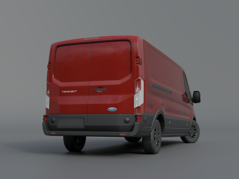 Transit 2022 cargo Modelo 3D