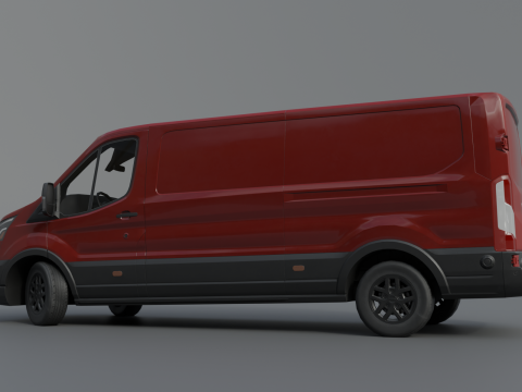 Transit 2022 cargo Modelo 3D