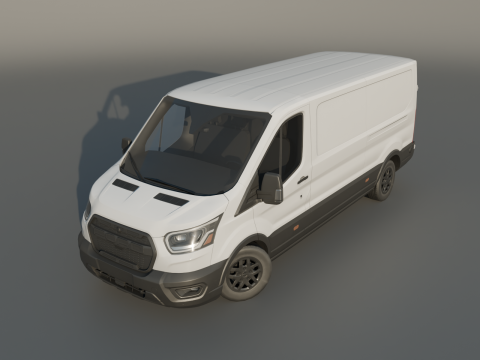 Transit 2022 cargo Modelo 3D