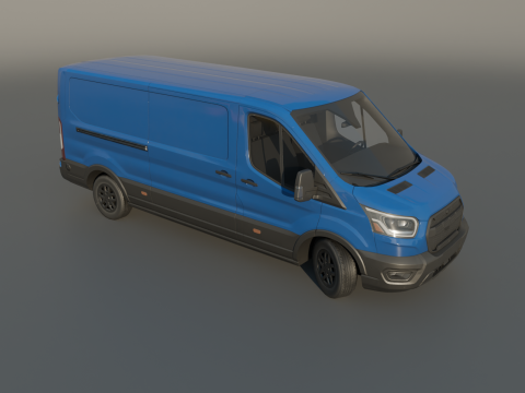 Transit 2022 cargo Modelo 3D