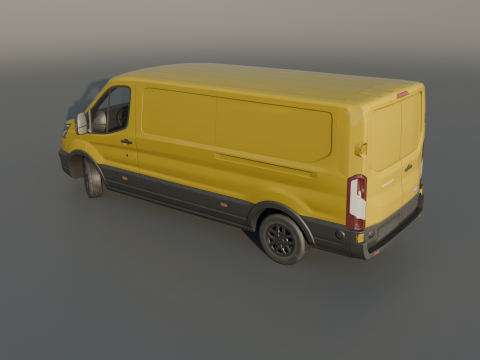 Transit 2022 cargo Modelo 3D