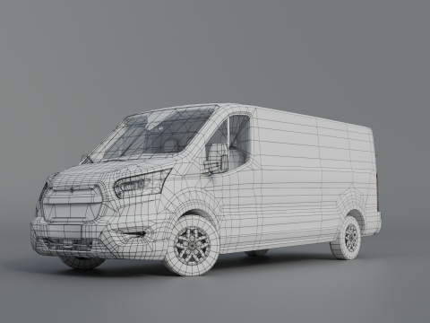Transit 2022 cargo Modelo 3D