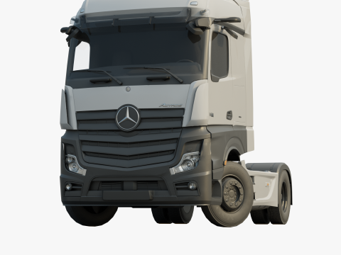 Mercedes-Benz Actros 2020 lowpoly 3D 모델