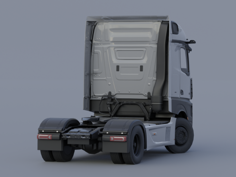 Mercedes-Benz Actros 2020 lowpoly 3Dモデル