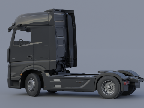 Mercedes-Benz Actros 2020 lowpoly 3Dモデル