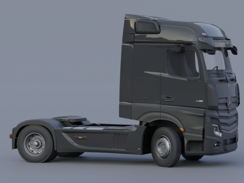 Mercedes-Benz Actros 2020 lowpoly 3Dモデル