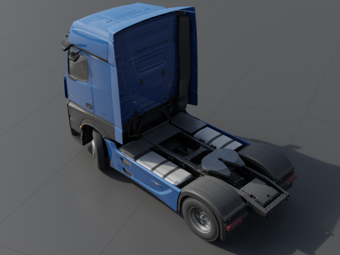 Mercedes-Benz Actros 2020 lowpoly 3Dモデル