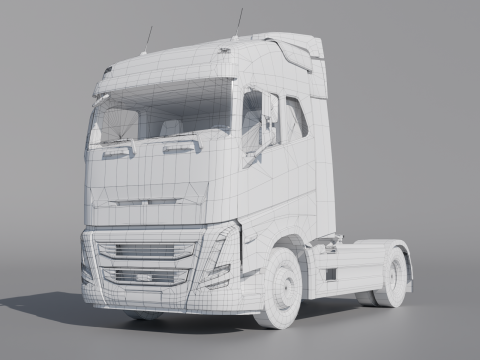 Volvo FH 2022 lowply 3D Model