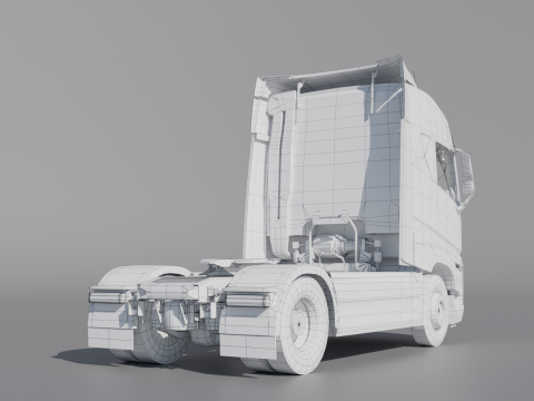 Volvo FH 2022 lowply 3D Model