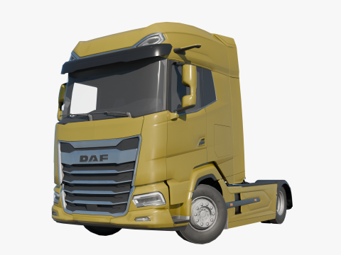 DAF XG 2022 lowpoly 3D Model