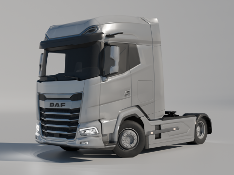 DAF XG 2022 lowpoly 3D Model
