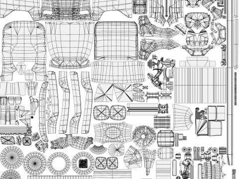 DAF XG 2022 lowpoly 3D Model