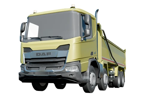 Daf XDc low poly 3D Model