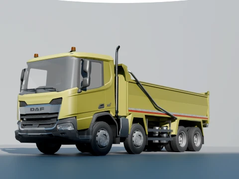 Daf XDc low poly 3D Model
