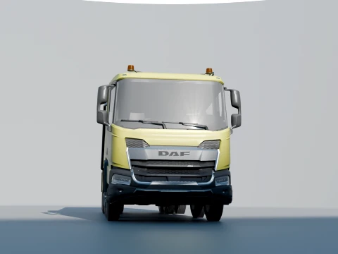 Daf XDc low poly 3D Model